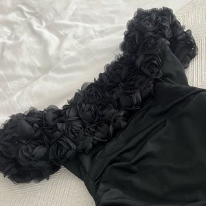 WORN ONCE: Club L London Black Tie Maternity Dress